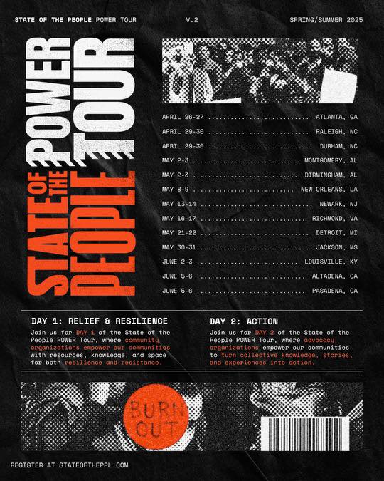T.I. State of the People Power Tour Poster